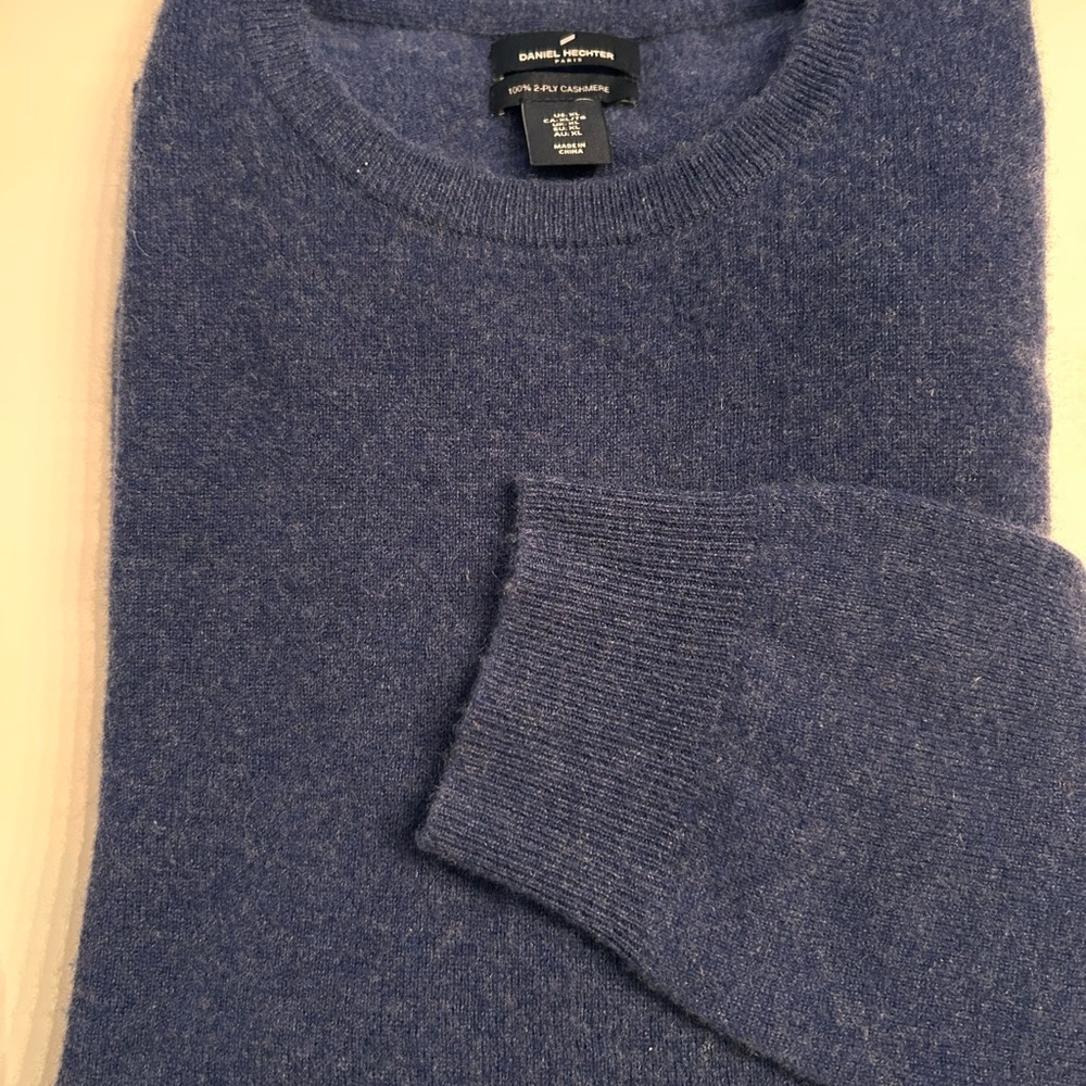 Daniel Hechter Men's Crewneck Sweater in Blue
